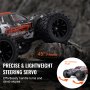 VEVOR Afstandsbedieningsauto, 1:14 schaal RC-auto, All-Terrain 4WD Off-Road Monstertruck met 45° Wheelie en 2 accu's, 38 km/u hogesnelheids RC-truck, ideaal voor kinderen vanaf 8 jaar
