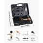 VEVOR Radiator Vacuum Refill Kit, vacuüm- en spoelvulset voor koelsystemen van voertuigen met manometer en gereedschapskist, universeel geschikt voor de meeste auto's, bestelwagens, SUV's en vrachtwagens