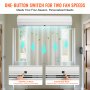 VEVOR 1.2m Commercial Indoor Air Curtain Super Power 2 Speeds 2038m³/h, UL Certified Wall Mounted Air Curtains for Doors, Indoor Over Door Fan with Heavy Duty Limit Switch, Easy-Install Unheated