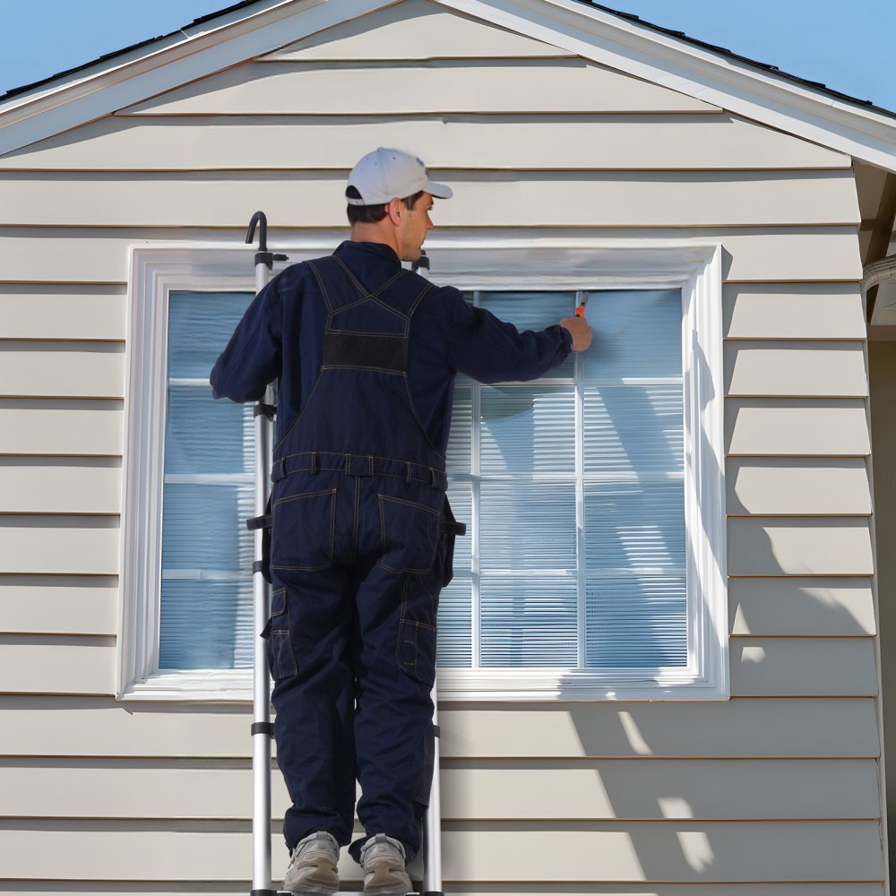 VEVOR Telescopische Ladder, 6,2 m lichtgewicht aluminium verlengladder, opvouwbare ladder met uitschuifbare ladder met meerdere zakken, draagvermogen van 170 kg met antislipvoetjes, draagbare compacte ladder voor thuis, camper, zolder