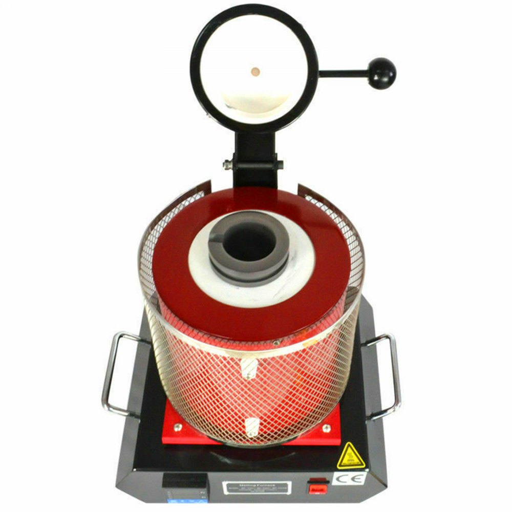 VEVOR Digitale Smeltoven Machine 180W 2kg Automatische Smeltoven Zwarte Goud Smeltoven Elektrische voor Sieraden