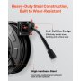 VEVOR Pressure Washer Hose Reel, 18.3 m x 6.4 mm Retractable Power Heavy-Duty Steel Washer Hose Reel, 4000PSI Max, Auto-Rewinding, Flexible Wall/Floor Mounted for Car Washing,Garden,Floor Cleaning
