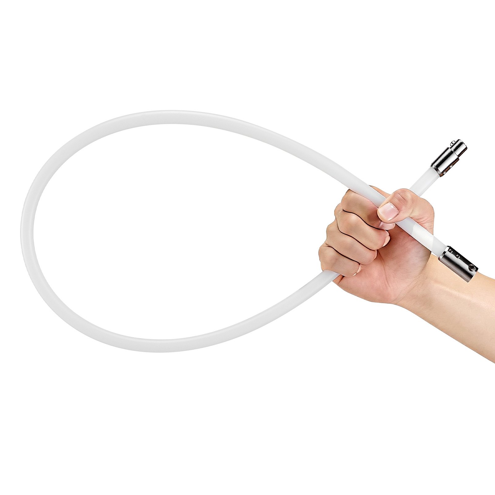 VEVOR Chimney Sweep Kit, 30 ft Maximum Extendable Length Chimney Brush, Chimney Cleaner Sweeper with Dual Brush Heads, Brush & Goggles, Fireplace Cleaning Tool for Square, Rectangle, Arch Chimneys