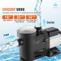 VEVOR 2 HP 1800W Swimming Pool Pump Above Ground Pool Pump 33000 L/H Flow