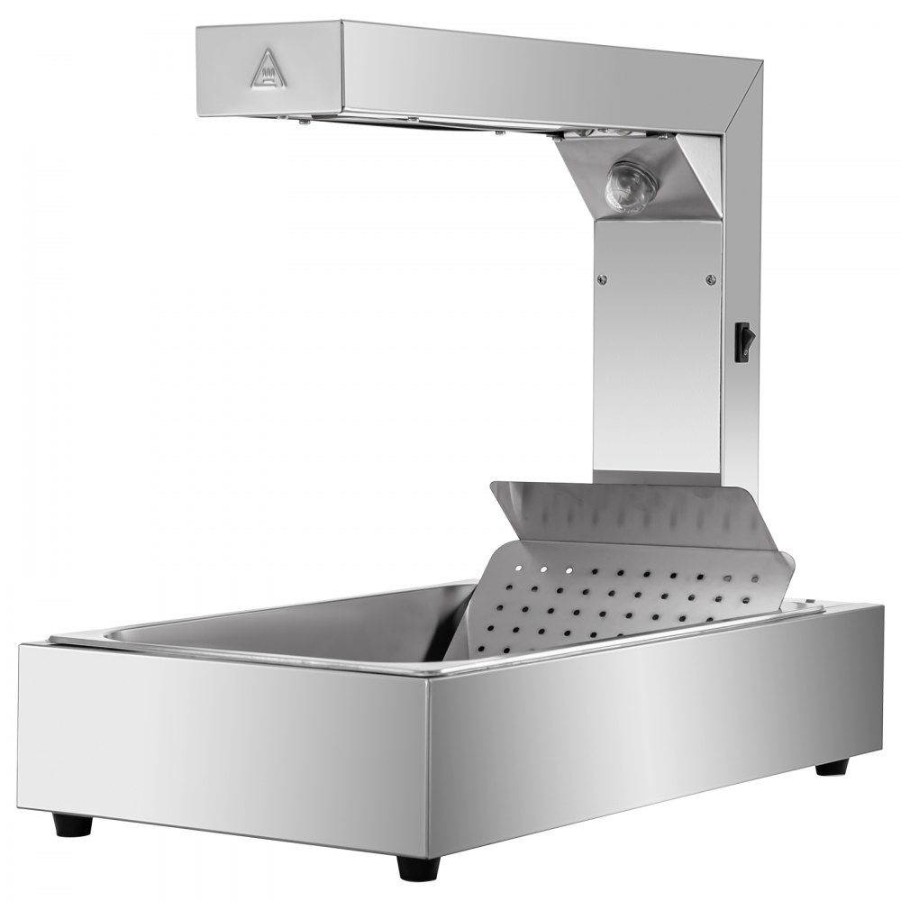 Vevor Verwarmingsbrug, Commerciële Warmtelamp 1000 W Roestvrij Staal 7 Kg 30-85℃