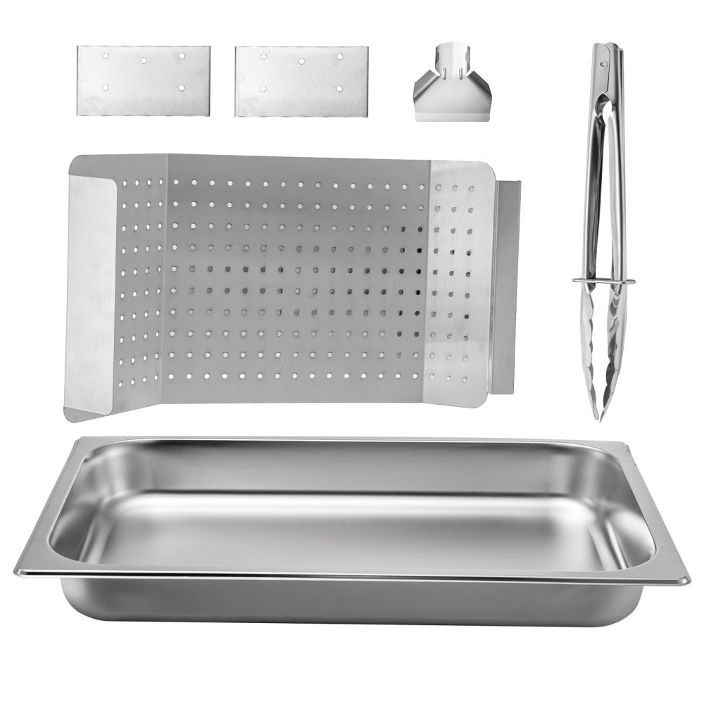 Vevor Verwarmingsbrug, Commerciële Warmtelamp 1000 W Roestvrij Staal 7 Kg 30-85℃