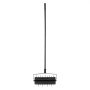 VEVOR Rolling Lawn Aerator, 18-inch Heavy-Duty Manual Rolling Aerator Lawn with Detachable Handle and 27 Iron Spikes, Rolling Lawn Aeration Tool for Garden Patio Yard Compacted Soils and Lawns, Black