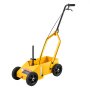 VEVOR Striping Line Marking Machine 12-Can Capacity Yellow with 4 Wheels, Parking Lot Striping Machine, 2 to 4 in Adjustable Line Width, Heavy Duty, Fast and Accurate Marking, with Adapter Nozzle