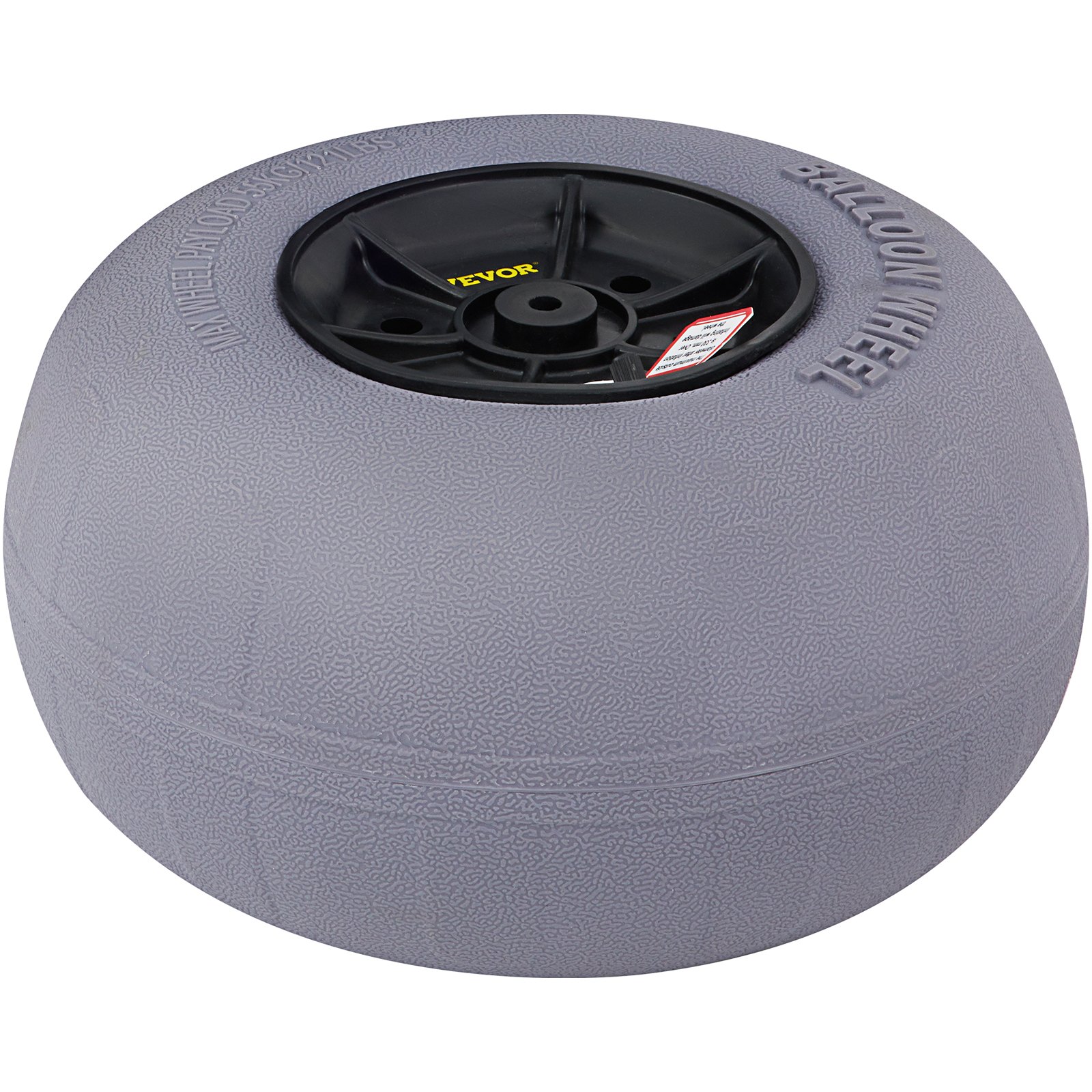 VEVOR Kruiwagenwiel 2 Stks TPU Band Opblaasbaar Wiel 33 cm Diameter Ballonwielen Banden met Hand Luchtpomp, 55 kg Laadvermogen en een Lagedrukontwerp van 2-3 PSI Geschikt voor Verschillende Terreinen