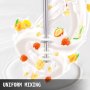 VEVOR Dubbele Kop Milkshake Roestvrij Staal 800 mL, Melkshake-Machine 18000 t/min, Milkshake en Drank Mixers 180 W + 180 W, Dubbele Kop Elektrische Milkshake Volledig Koperen Motor 7 kg / 15,4 lbs