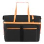 VEVOR opbergtas voor 5x 300W opvouwbare zonnepanelen, zwart en oranje, draagbare tas voor zonnepanelen voor kampeertrips en campers, gemaakt van Faraday-beugels en nylon, waterdicht, met signaalblokkering.