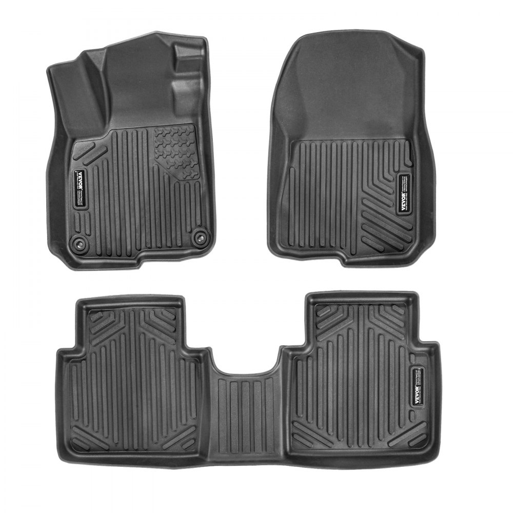 VEVOR Automotive Floor Mats Fits for Honda CR-V (Hybrid Models) 2017-2022 3 pcs