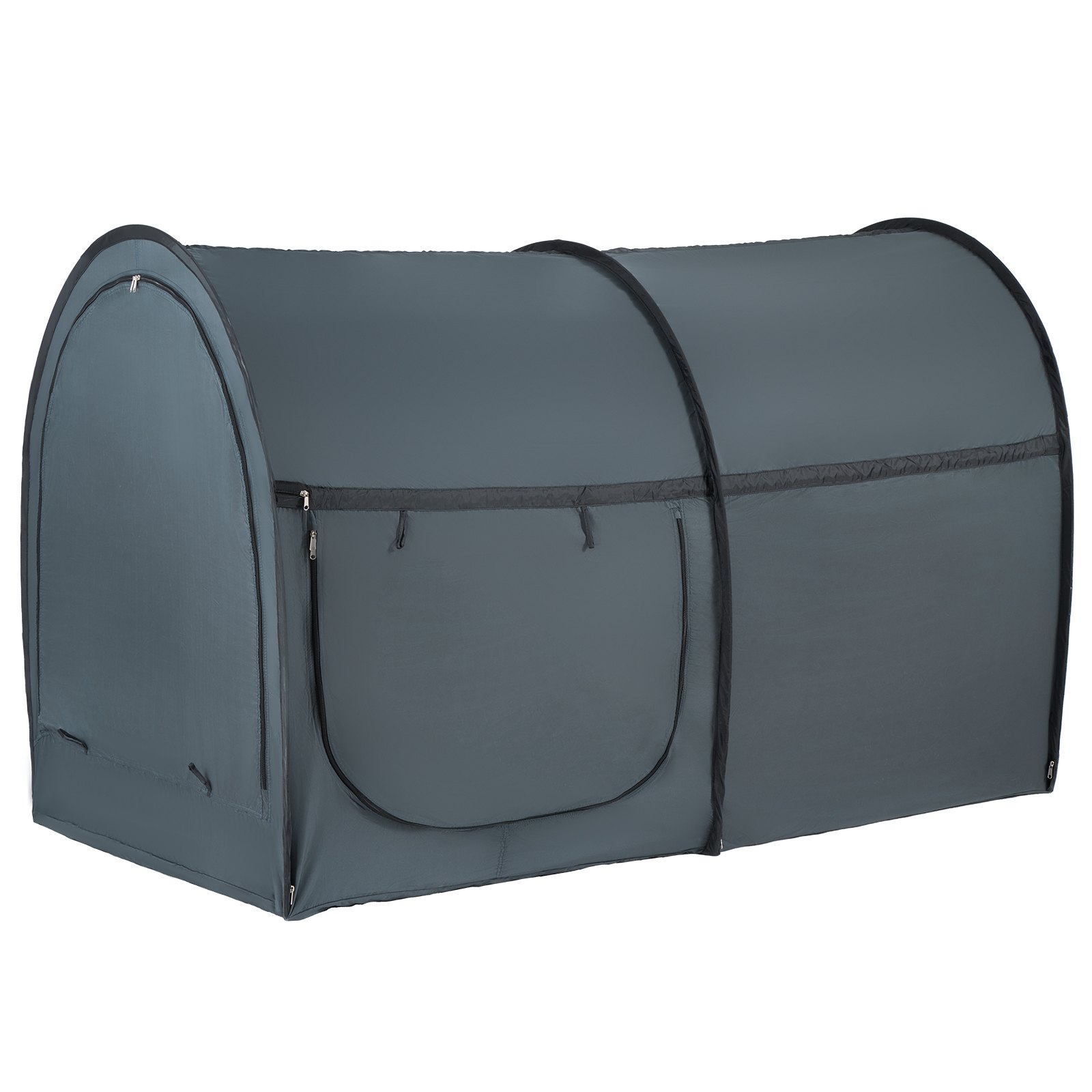 VEVOR Bedtent, Pongee-stof, ademende droomtent met 4 deuren en 0,28 inch dikke vezelstokken voor privacy naast het bed, volledige lichtwerende bedhemel, geschikt voor speelhuisjes voor kinderen en slaaptenten voor volwassenen