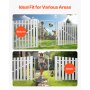 VEVOR Chain Link Fence Gate, 32 x 46 in, Adjustable Chain Link Fence Panel, Fit 2-6 ft (W) x 4 ft (H) Garden Fence Gate Opening, Rust-Resistant Galvanized Fencing Gate for Farm Posts Not Included