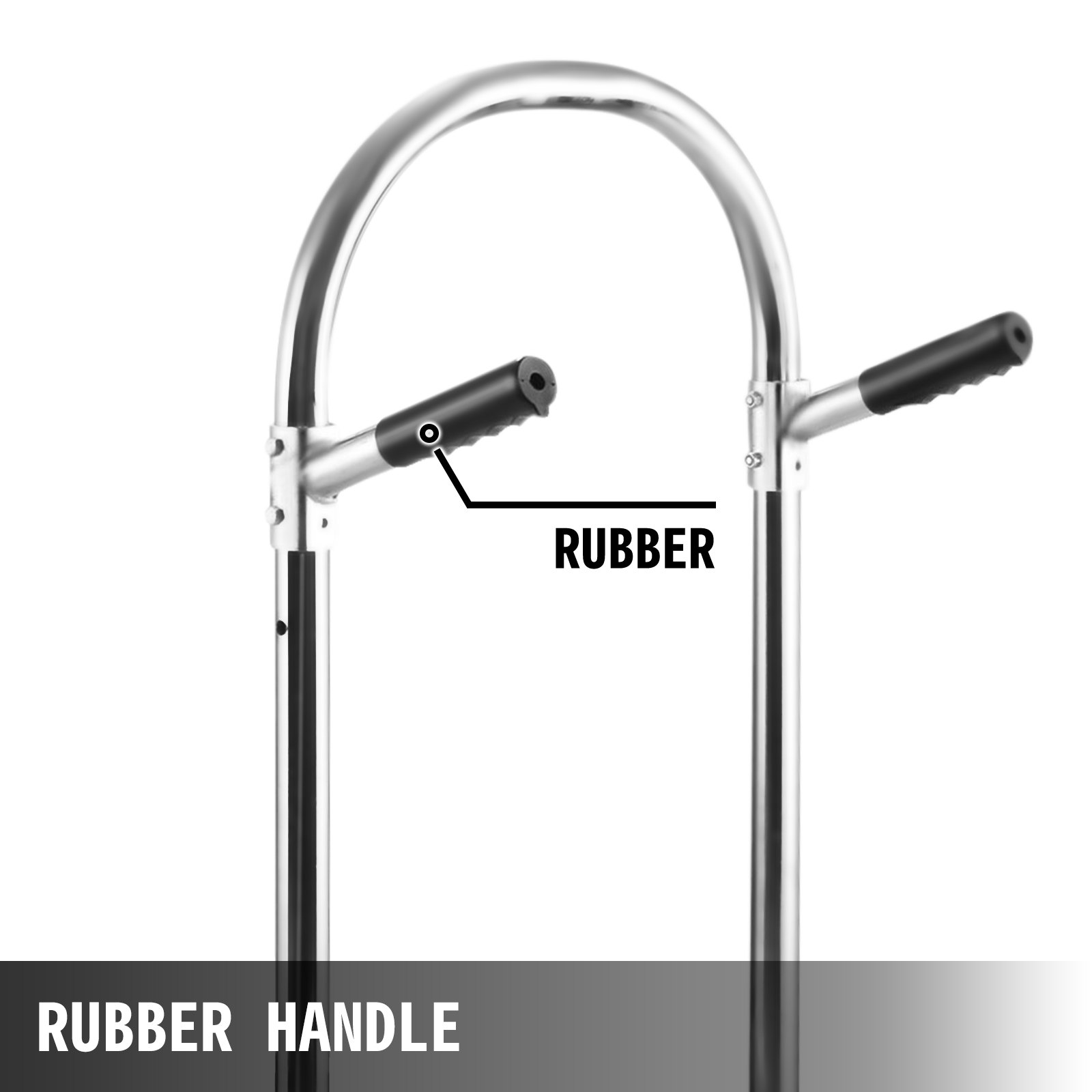 VEVOR 3-in-1 opvouwbare handkar 1000 lb zware gereedschapskar op wielen Converteerbare aluminium handkar gereedschapskar met 4 wielen