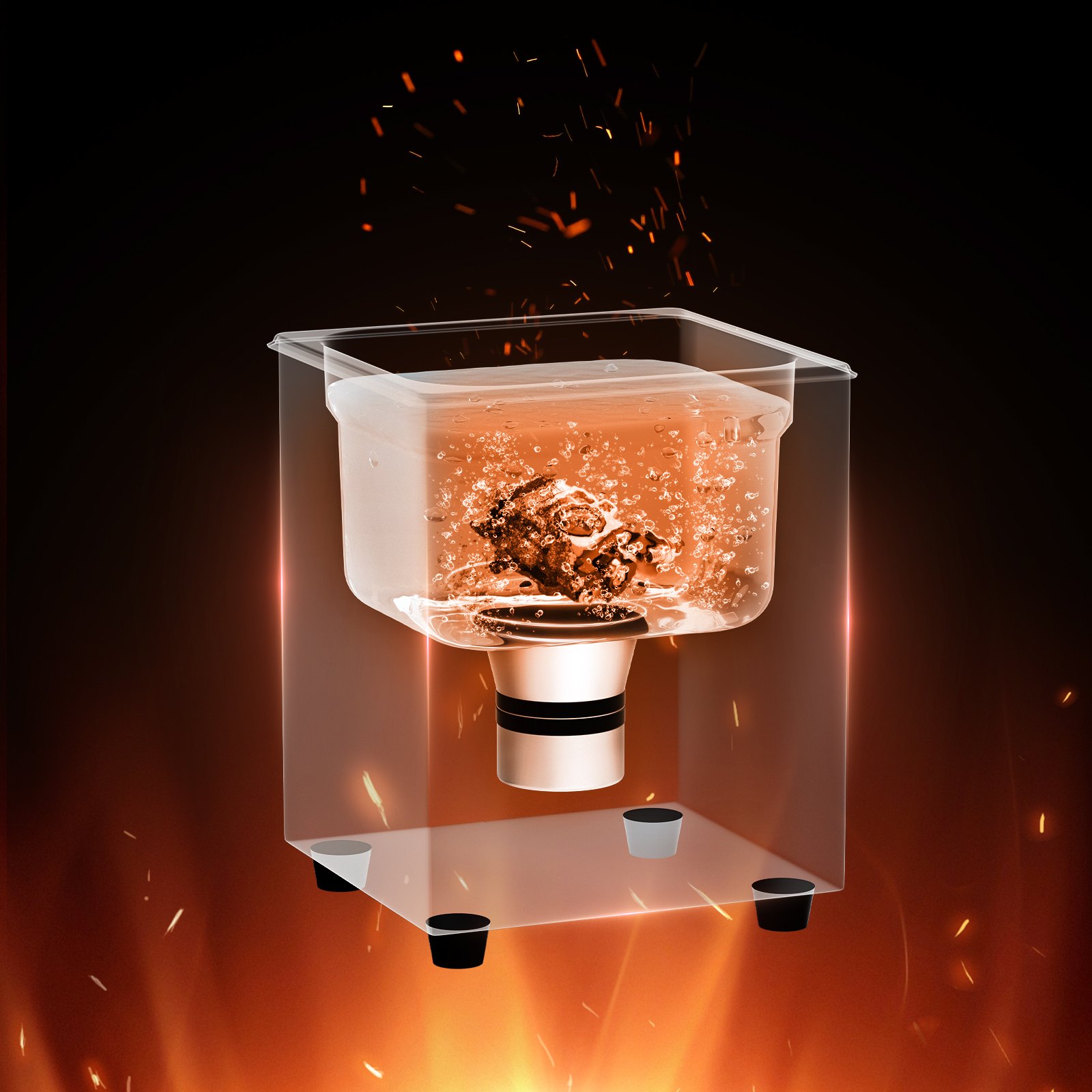 VEVOR Ultrasoonreiniger 1,3L Professionele 60W Reinigingsmachine met Timer en Verwarming, Digitale 40kHz Ultrasoonreiniger met Mand voor Horloges, Brillen, Sieradenhouder, Industriële Onderdelen, Gereedschap, Brillen