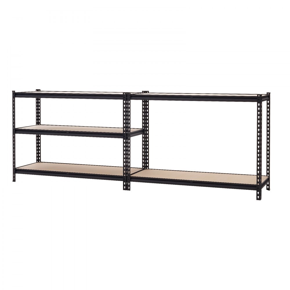 VEVOR zwaar uitgevoerde opbergkast, opbergrek met 5 planken, 1228x459x1813 mm, 907,2 kg, stalen frame, modulair en verstelbaar ontwerp voor doe-het-zelfprojecten, werkbankfunctie, flexibele opbergkast voor kelder, garage en werkplaats