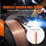 VEVOR 1 Spool Cored Wire ER70S-6 0.8mm 5kg MIG Welding Wire 200mm Spool Diameter Welding Wire Spool 490-670Mpa Tensile Strength Ideal for welding carbon steel