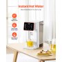 VEVOR Instant Hot Water Dispenser, Countertop Boiling Water Dispenser with Adjustable 6 Temps & 8 Water Volumes, 101oz(3L) Removable Water Tank, Quick Heating with Touchscreen & Child Lock for Home