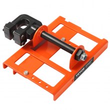 VEVOR Vertical Wood Cutting Guide Cast Iron Sawmill 5.1-15.2cm Max Cutting Width Chainsaw Mill Chainsaw Mill 208x145x67mm Suitable for a variety of wood cutting needs