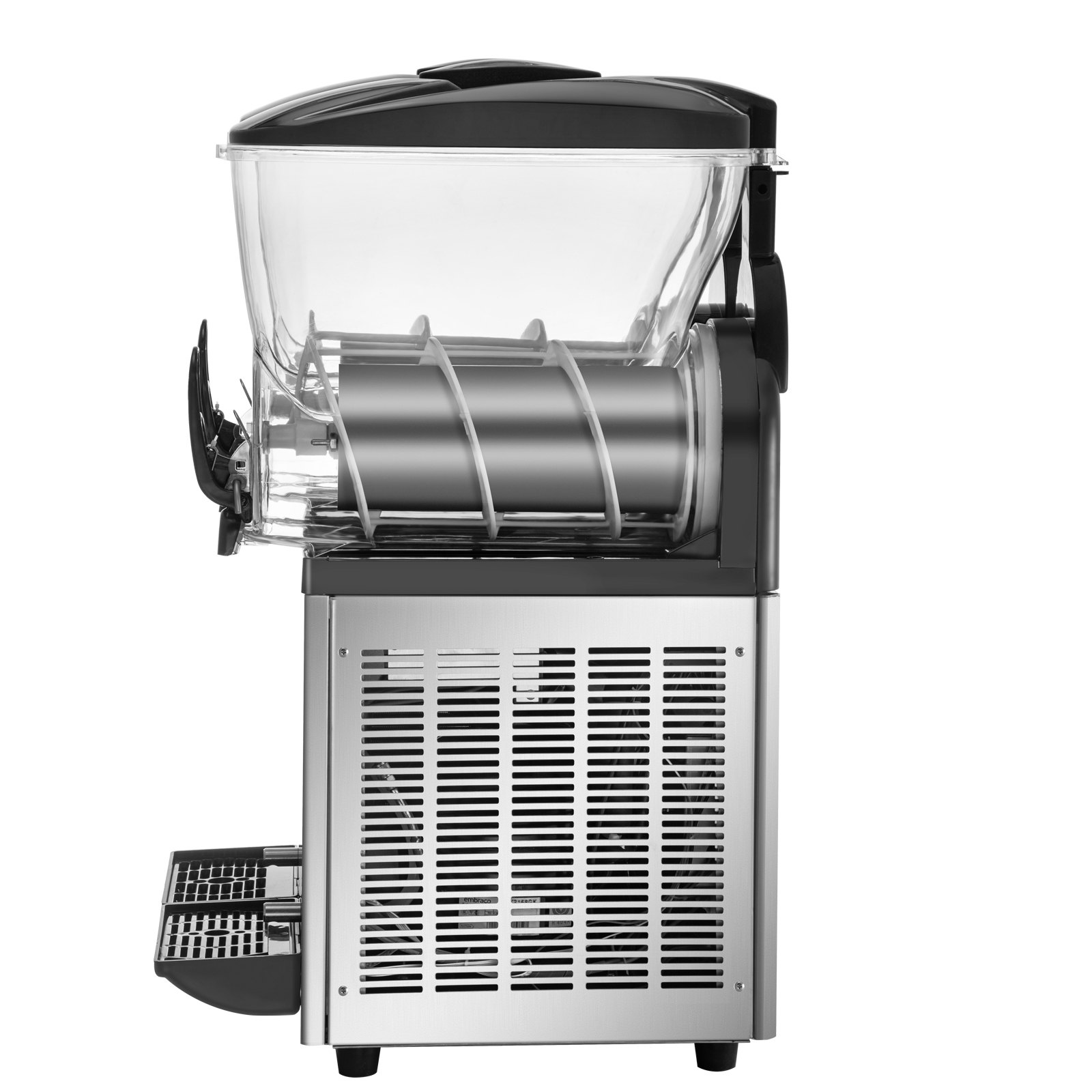 VEVOR Frozen Drink Machine 2X15 L Commerciële Slush Machine 1000W Margarita Machine van Roestvrij Staal, PC en ABS met Efficiënt Koelen, 3 Zijden Effectief Warmteafvoer Perfect voor Ijskoude Drankjes
