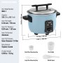 VEVOR Commercial Rice Cooker, 40-Cup Rice Cooker, 8 Liter Large Rice Cooker and Warmer with Nonstick Inner Pot, Fast Cooking and 24-Hour Keep Warm, with Rice Cup and Paddle, for Restaurant