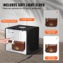 VEVOR Photo Studio Light Box, 12 x 12 inch, 3000-5600K, instelbare 3 kleurtemperaturen, professionele opnametentset met 120 LED's, 6 dubbelzijdige kleurenachtergronden, hoge CRI ≥ 95 voor kleine producten