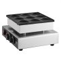 VEVOR Mini Pannenkoekenmaker Commerciële Nederlandse Mini Pannenkoekenmachine, 9 Stuks, 76 mm Diameter, Dorayaki Bakmachine, 850 W, Temperatuur- en Tijdsregeling, in Keukens, Cafés en Restaurants