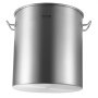VEVOR Stainless Steel Stockpot, 54L Large Cooking Pots, Cookware Sauce Pot with Basket, Lid, and Handle, Heavy Duty Commercial Grade Stock Pot, Sanding Treatment, for Large Groups Events Silver