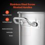 VEVOR Stainless Steel Stockpot, 84 Quart Large Cooking Pots, Cookware Sauce Pot with Basket, Lid, and Handle, Heavy Duty Commercial Grade Stock Pot, Sanding Treatment, for Large Groups Events Silver