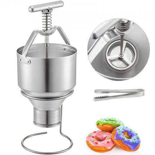 Handmatige Donut Maker Donut Donut Dispenser RVS 5 Liter Snack Machine
