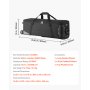 VEVOR Studio Trolley Transporttas Studio-apparatuur Studiotas 910x300x355mm