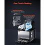 VEVOR Commerciële Slushmachine 4L x 2 Dubbele Tank Slush IJsmachine Slushy Machine voor Bevroren Dranken, 32 Bekers Margarita Smoothiemachine voor Thuisfeesten Restaurants Cafés Bars