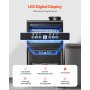 VEVOR Commerciële IJsmachine Vrijstaande IJsmachine 40,82 kg/dag LED-scherm