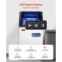 VEVOR 100lbs/24H Commercial Ice Maker, 36 Ice Cubes in 15 Minutes, Freestanding Ice Maker Machine with 28lbs Large Storage Capacity for Bar Office Restaurant, with LED Digital Display & Self-Cleaning