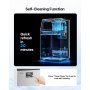 VEVOR Commercial Ice Maker Machine, 54.43 kg/24h with 12.7kg Storage, 45 Cubes per Cycle, Stainless Steel Freestanding & Under Counter Ice Maker with LED Display & Self-Cleaning, for Bar Restaurant