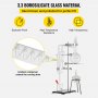 VEVOR 500ML Distillatieapparaat Lab Glaswerk Kit Stabiel Goed Verzegeld Met Condensor