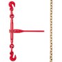 VEVOR Chain and Binder Kit 3/8in-1/2in, Ratchet Load Binders 9215lbs Working Strength, Ratchet Binders and Chains, 3/8in x 10ft Chains with G70 Hooks, for Truck, Tie Down, Hauling, Towing
