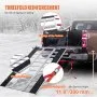 VEVOR Tri-Fold Loading Ramp, 2160 x 1375 mm, Non-Slip Aluminum Trailer Ramp with Compact Design, Easy Storage, 680.4 kg Load Capacity, for Snowmobiles, ATVs, Tractors, Lawn Mowers, Carts, Motorcycles