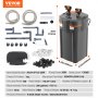 VEVOR Aquarium Filter 528 GPH, 5 Stage Canister Filter 757.1 L, Ultra Quiet Internal Aquarium Filter with UV Protection, Submersible Multi-Function Power Filter for Aquariums, 20W
