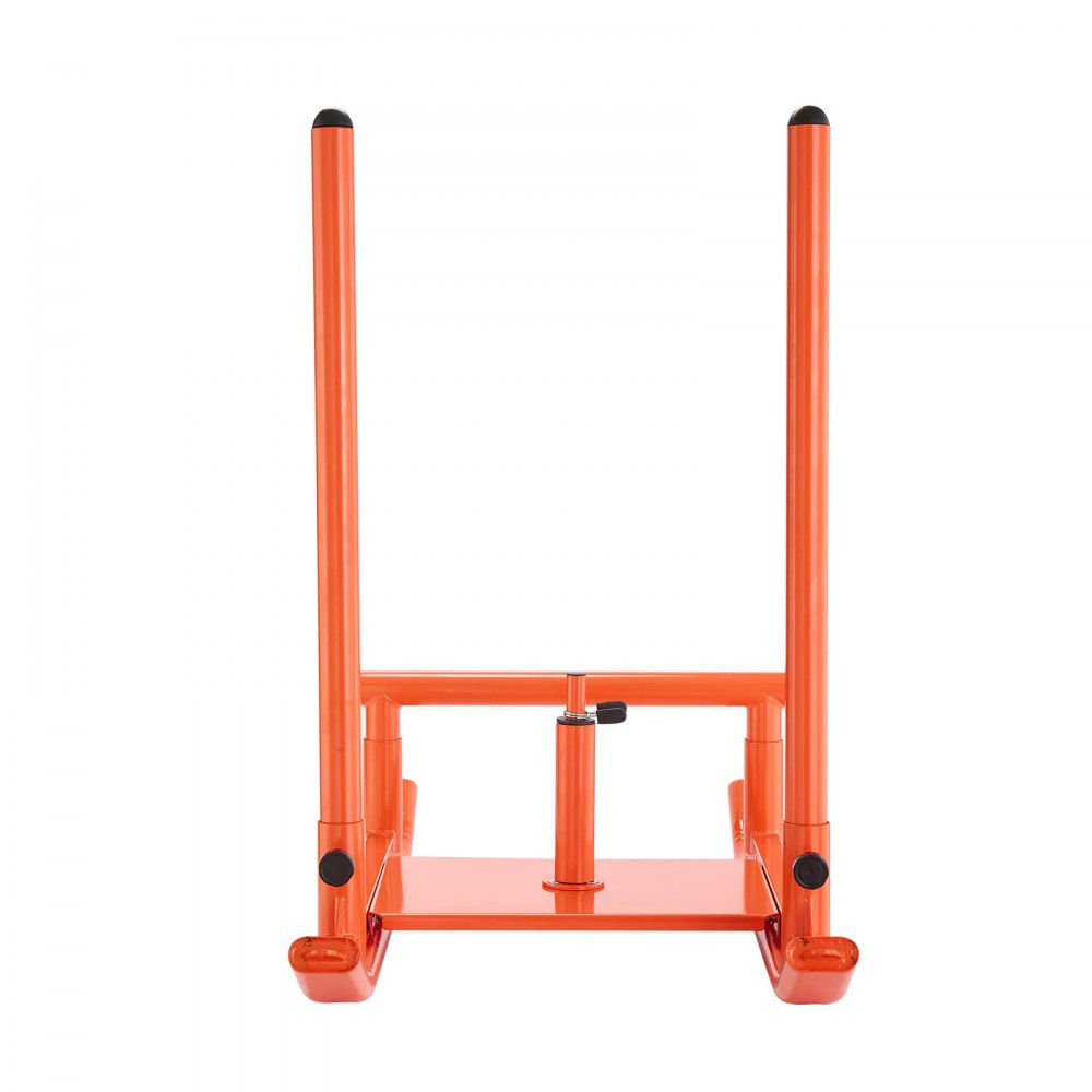 VEVOR Gewichtsslee Power Sled Krachttrainingslee om de snelheid te verbeteren bij atletische oefeningen, Fitnessapparaat met handvat, Compatibel met 25/51 mm gewichtsschijven, Oranje