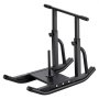 VEVOR Gewichtsslee Power Sled Krachttrainingslee om de snelheid te verbeteren bij atletische oefeningen, Fitnessapparaat met verstelbare handgreep, voor 25/51 mm gewichtsschijven