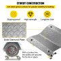 Mophorn Vehicle Positioning Wheel Dollies - 680Kg Per Dolly 2Pcs Tire Car Wheel Dollies Car Skate Dolly Van Positioning Garage Jack