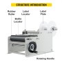 Vevor Etikettiermaschine Machine Etikettering Flessen Handmatige 30 Stuks/min