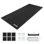 VEVOR PVC garagevloermat, antislip (2,6 x 6,1 x 0,03 m) met wisser, duurzaam en waterdicht, vloerbescherming tegen sneeuw, regen en modder, zwart