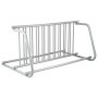 VEVOR 10 Holders Floor Bike Rack, 1.5m Length All-Steel Grid Bike Rack, 10-Bike Capacity Dual-Side Storage Stand for Garages Streets Yards Bike Events
