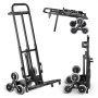 VEVOR Stair Climbing Cart Heavy Duty Folding Hand Truck Dolly 460 lbs 6 Wheels