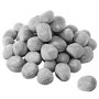 VEVOR Ceramic Fire Pebble Stones, 25.4-50.8 mm 48 Pcs Lava Rocks, Reusable Fire Pit Stones Indoor and Outdoor Use, Decorative Firepit Rocks for Propane/Gas Fireplace, Stove, Courtyard, Camping