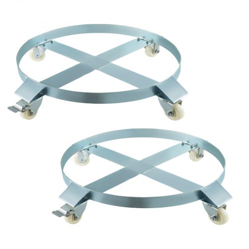 Vevor Olie Vat-transport, Olie Vat-platformwagens, Olie Vat Trolly55 Gallon 4 Rous