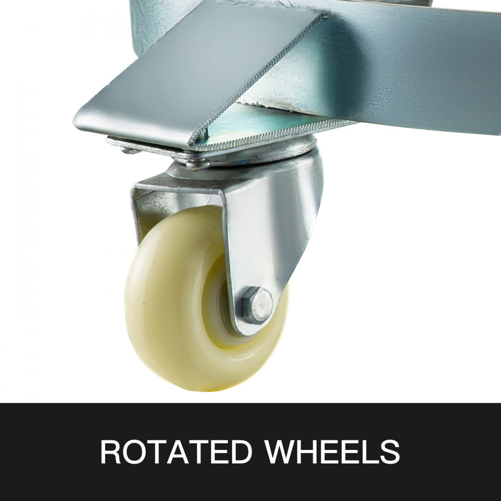 Vevor Olie Vat-transport, Olie Vat-platformwagens, Olie Vat Trolly55 Gallon 4 Rous